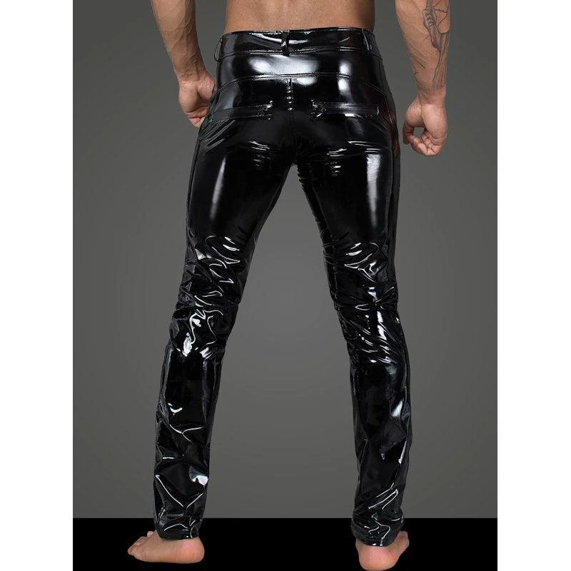 Long Elastic PVC pants - Image 6