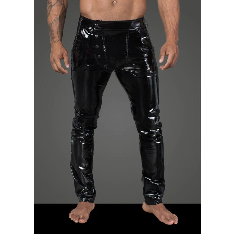 Long Elastic PVC pants - Image 9