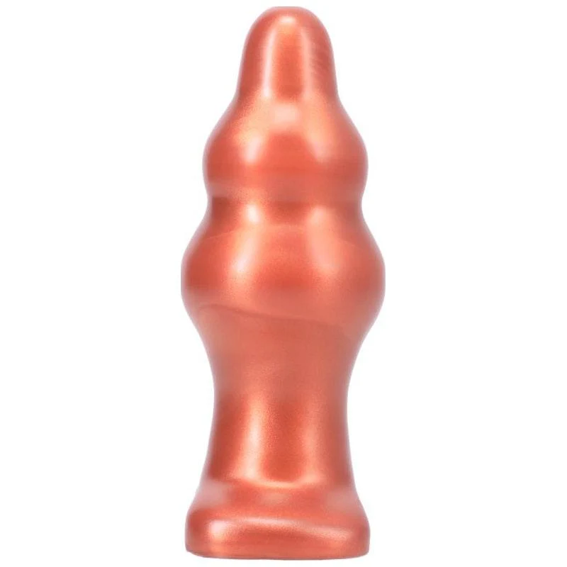 Tantus Severin Medium Silicone Anal Plug – Copper – 5 Inch Length - Image 8