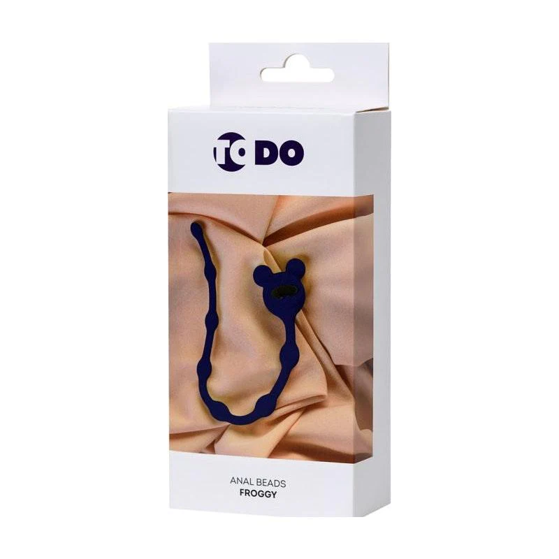 ToDo Froggy Anal Chain Navy Blue - Image 14